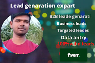 do collect b2b leads generation and data entry