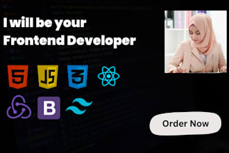 develop responsive frontend web app using react js and redux
