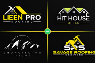 do real estate, property, realtor, construction logo design