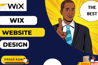 design wix business website, wix website redesign, and wix ecommerce website