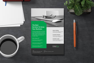 design professional flyer or one pager for you