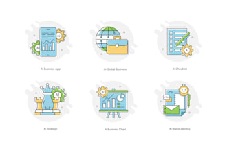 design awesome flat icon set