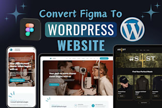 convert figma to wordpress website with elementor pro