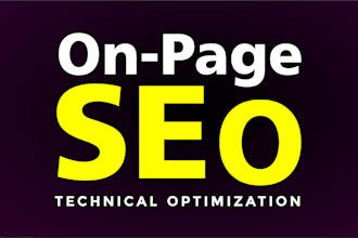 do onpage SEO and technical optimization of website or blog