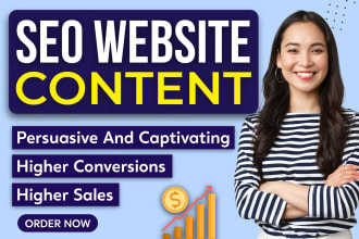 provide SEO website content and website copywriting