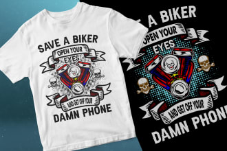 do motorcycle vintage t shirt design