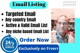 collect niche targeted email list for your business grow