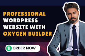 build your custom and responsive wordpress website with oxygen builder