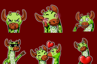 make sticker packs with custom design