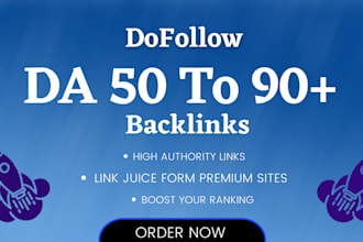 provide dofollow high da link building service for google ranking