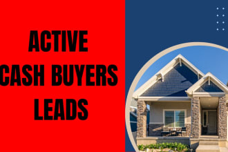 provide active cash buyers and real estate investor leads