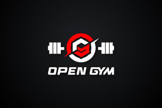 design clothing, health, sport, gym, and fitness logo