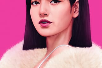 make a realistic digital painting portrait from your photo
