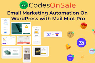 create email marketing automation or wordpress sales funnel