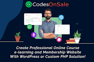 build an online course membership elearning community website