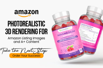 do amazon 3d product rendering for listing images and a plus content