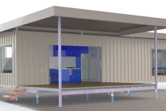 create container house drawings