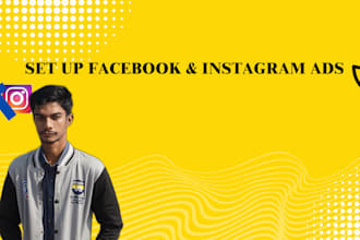 setup facebook and instagram ads campaign, optimize and manage