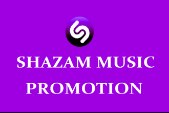 do organic shazam music promotion