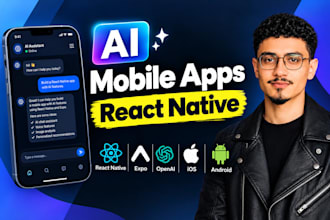 do ai mobile app development in react native as an ai app developer