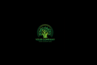 design natural tree logo your business