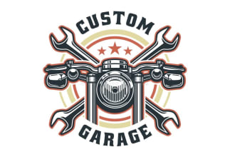 do make an modern unique update motorcycle logo