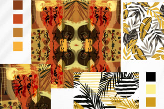 create cool textile seamless pattern designs for fabric print