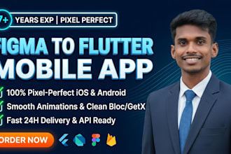 convert figma to flutter app with pixel perfect responsive UI