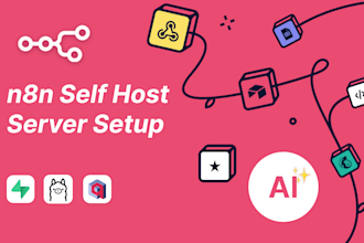 install n8n ai with docker, and nginx on your server