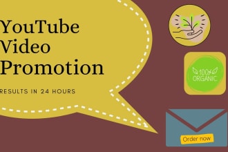 do fast organic promotion of your youtube video