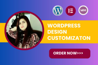 install and customize wordpress website by using elementor pro