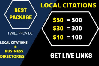do top all country local citations SEO and directory submission