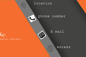 design a modern business card, visiting card and name card