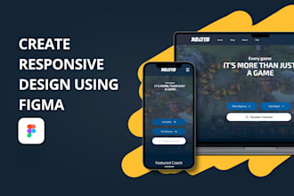 design responsive website uiux design in figma