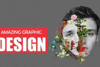 provide anything graphic design related, photoshop images, redesign digital art