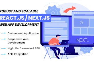 nextjs developer for robust and scalable web applications