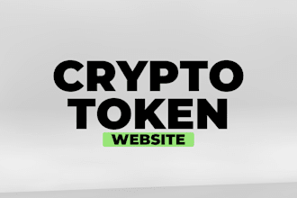 create a crypto token website