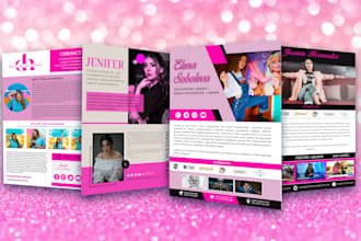 design brand influencer,epk press kit,media kit,one sheet