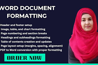 do microsoft word document formatting