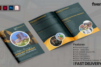 do professional brochure, bi fold, tri fold,and flyer design