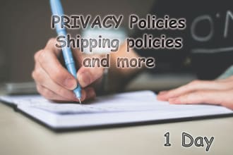 expertly write your legal privacy policies disclaimers