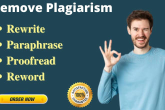 rephrase, paraphrase, proofread, rewrite, reword your content