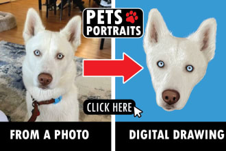 turn your pet into a digital artwork