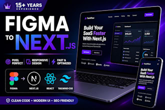 convert figma to nextjs frontend with pixel perfect design