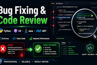 fix bugs review code and modernize python c sharp java software