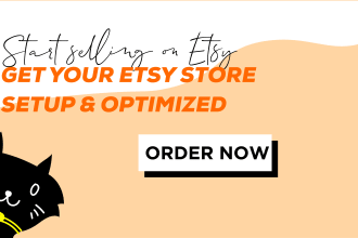 enhance your etsy store, personalized setup, listing upload and SEO optimization
