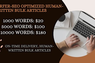 write surfer SEO optimized articles