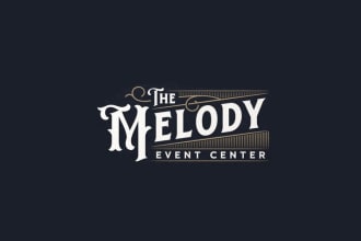 design better melody event  center logo branding package for you