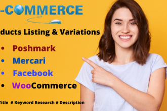 do SEO products listing on poshmark, mercari, ebay