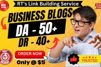 do guest posts on da60 business blogs